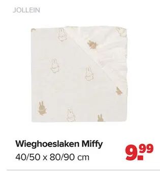 Aanbieding: Wieghoeslaken Miffy