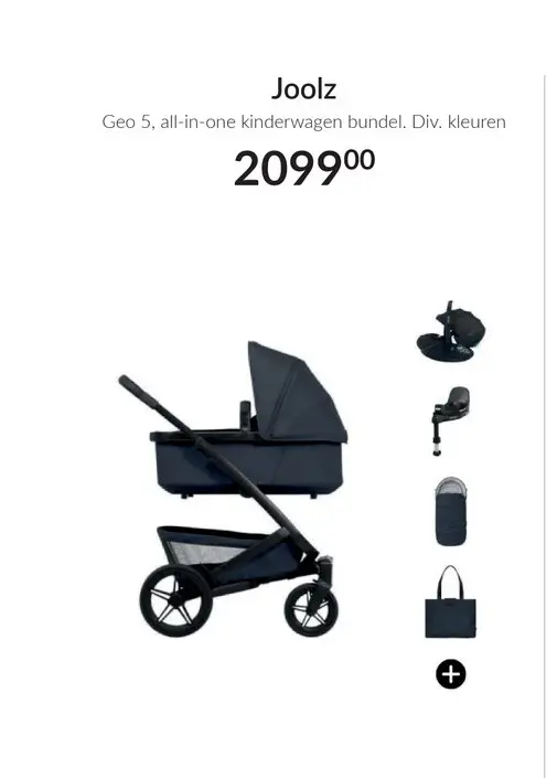 Aanbieding: Geo 5, all-in-one kinderwagen bundel
