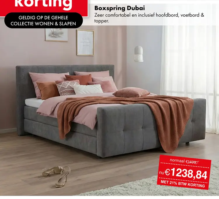 Promotie: Boxspring Dubai