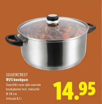 Aanbieding: RVS kookpan