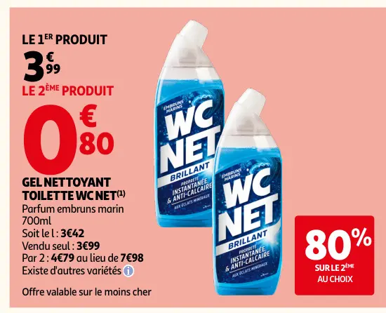Promotie: Gel nettoyant toilette