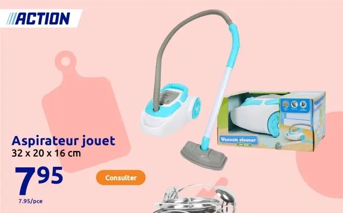 Offre: Aspirateur jouet