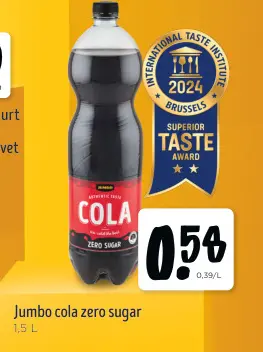 Promotie: Cola zero sugar