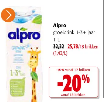 Promotie: groeidrink