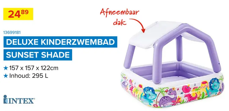 Promotie: Deluxe zwembad Sun Shade