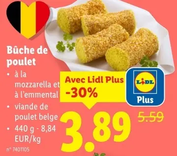 Offre: Bûche de poulet