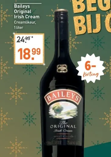 Aanbieding: Baileys Original Irish Cream