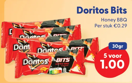 Aanbieding: Doritos Bits Honey BBQ