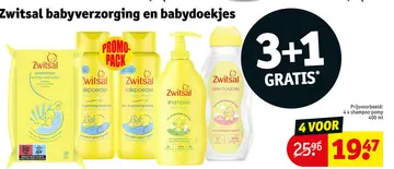 Aanbieding: Zwitsal babyverzorging en babydoekjes