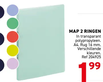 Promotie: Map 2 ringen