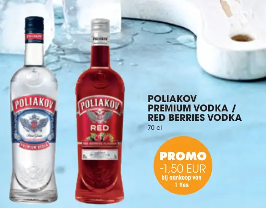 Promotie: Premium vodka / red berries vodka