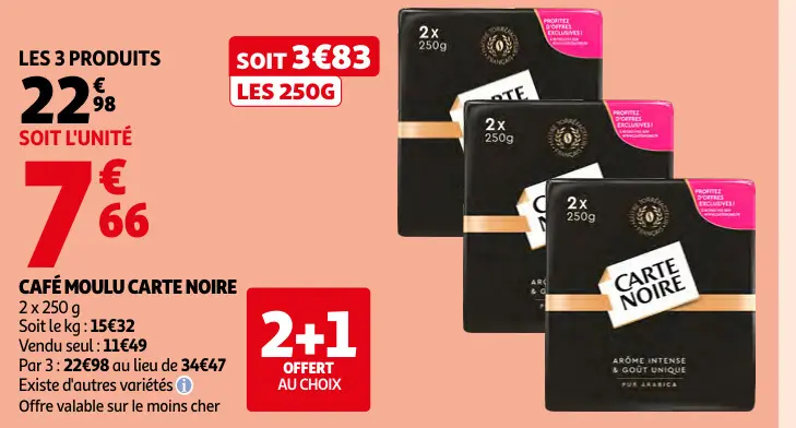 Promotie: Café moulu