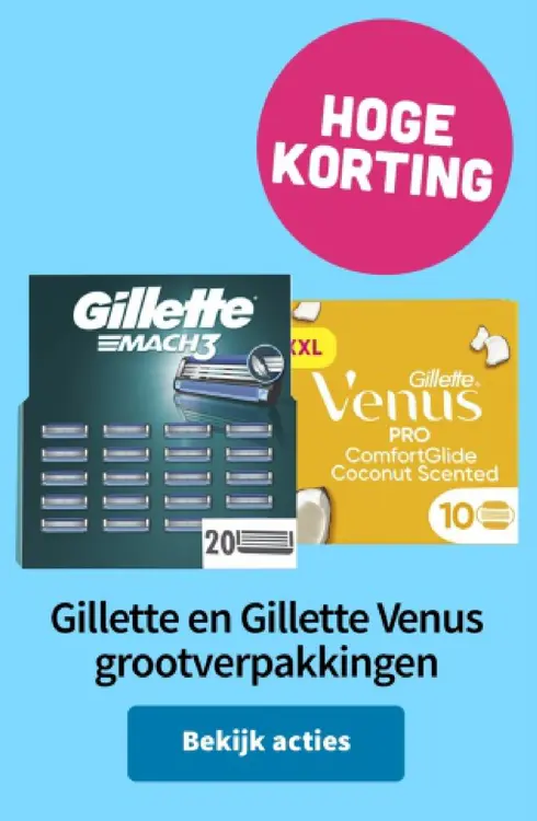 Promotie: Gillette en Gillette Venus