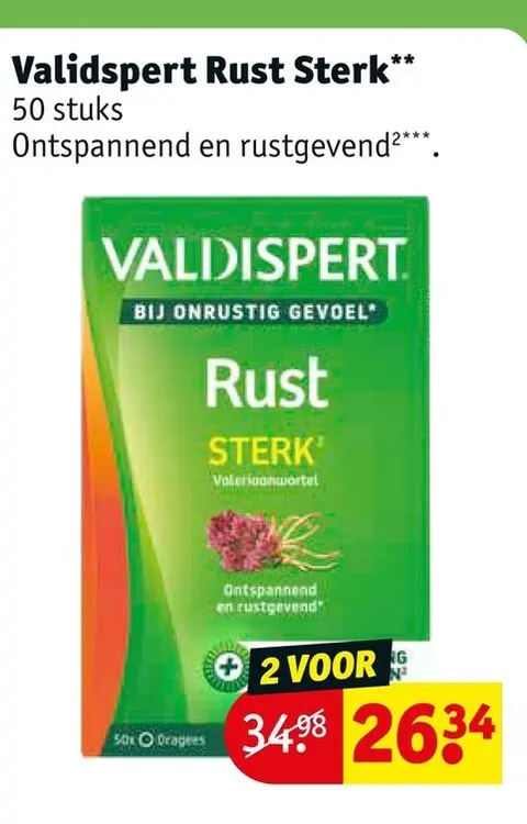 Aanbieding: Valdispert Rust Sterk