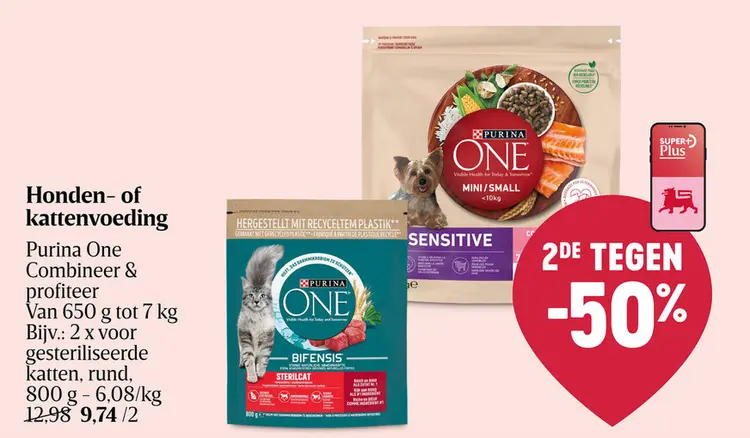 Promotie: Honden- of kattenvoeding