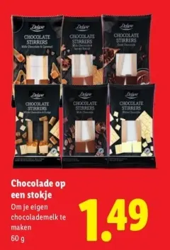 Aanbieding: Chocolade op een stokje