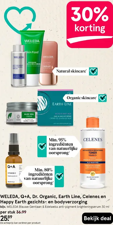 Aanbieding: Gezichts- en bodyverzorging