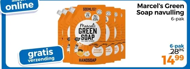 Aanbieding: Green Soap navulling