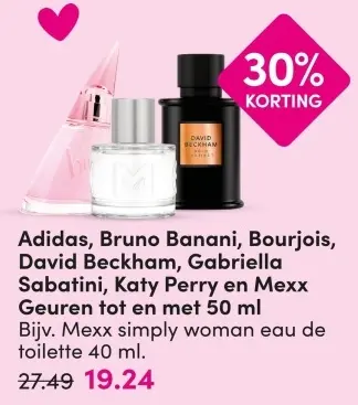 Aanbieding: Geuren tot en met 50 ml