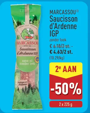 Promotie: Saucisson d'Ardenne IGP