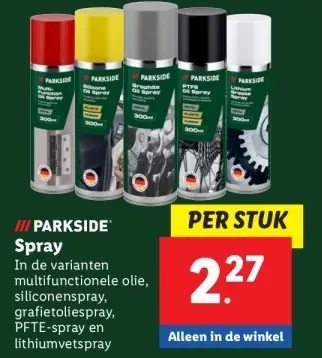 Aanbieding: Spray