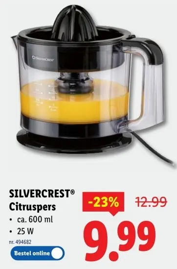 Promotie: Citruspers