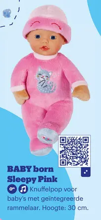 Aanbieding: BABY born Sleepy Pink