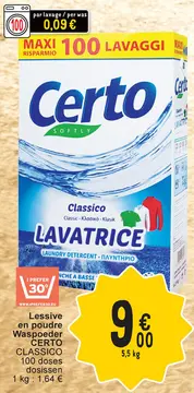 Aanbieding: Lessive en poudre / Waspoeder CERTO