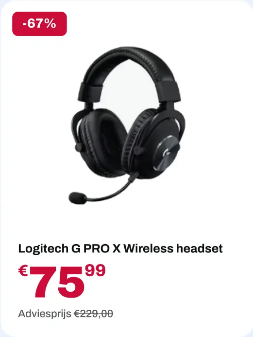 Aanbieding: G PRO X Wireless headset