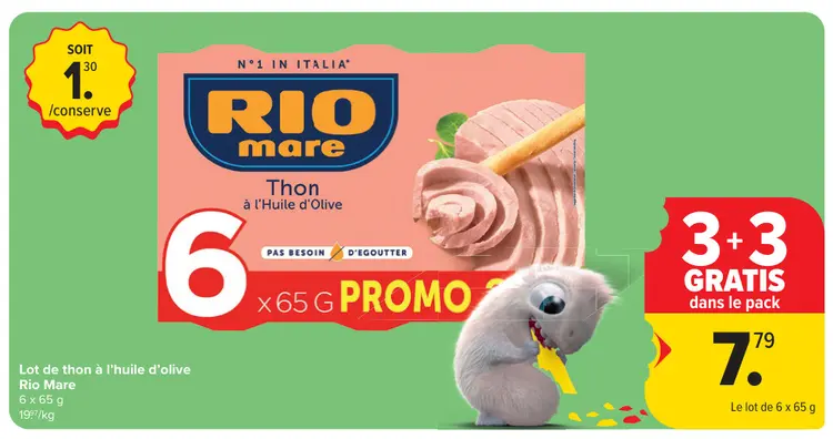 Offre: Thon à l'huile d'olive