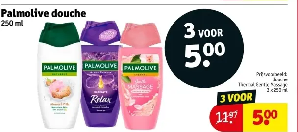 Aanbieding: Palmolive douche