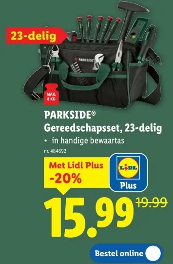 Promotie: Gereedschapsset