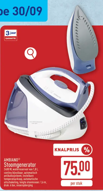 Promotie: Stoomgenerator