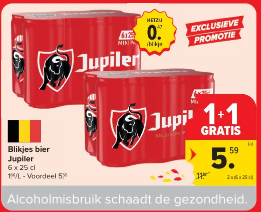 Promotie: Blikjes bier