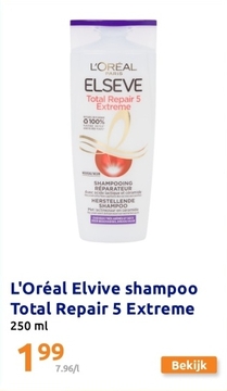 Aanbieding: L'Oréal Elvive shampoo Total Repair 5 Extreme