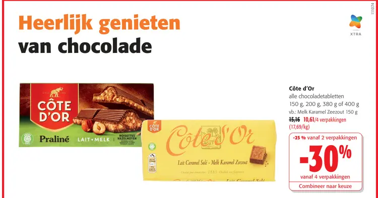 Promotie: Chocoladetabletten