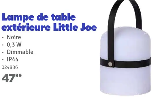 Offre: Lampe de table extérieure Little Joe