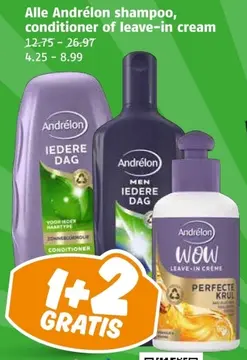 Aanbieding: Alle Andrelon shampoo, conditioner of leave-in cream