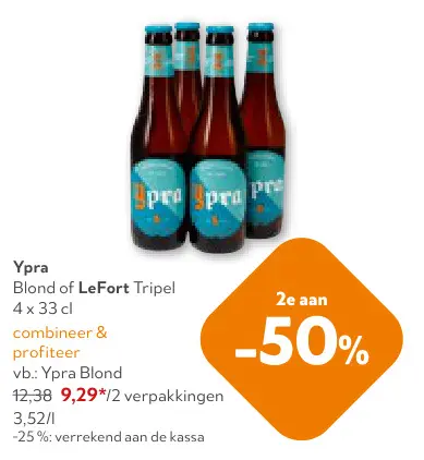 Promotie: Ypra Blond of LeFort Tripel
