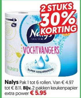 Aanbieding: Nalys keukenpapier