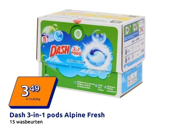 Aanbieding: 3-in-1 pods Alpine Fresh