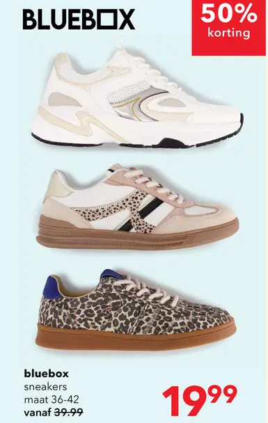 Aanbieding: Bluebox sneakers