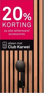Aanbieding: lattenwand accessoires