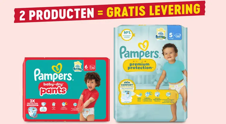 Promotie: Pampers baby-dry pants & Premium Protection