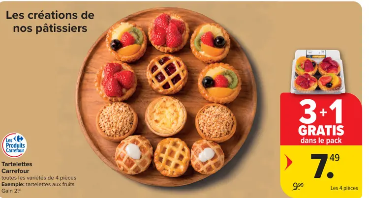 Offre: Tartelettes