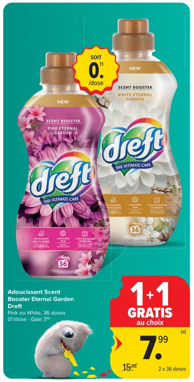 Offre: Adoucissant Scent Booster Eternal Garden
