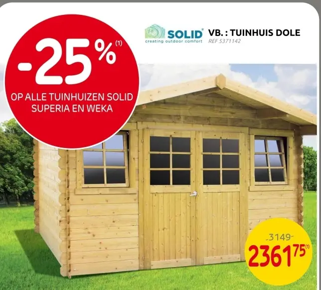 Promotie: Tuinhuis dole