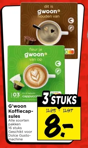 Aanbieding: Koffiecapsules