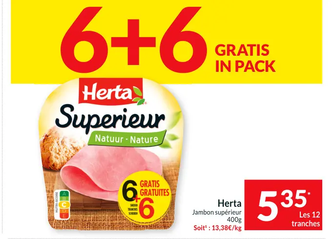 Offre: Jambon supérieur