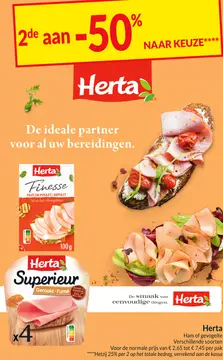 Aanbieding: Herta Ham of gevogelte